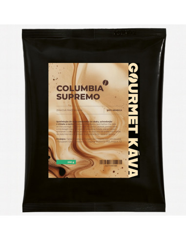 Kolumbie: Supremo, zrnková káva arabica