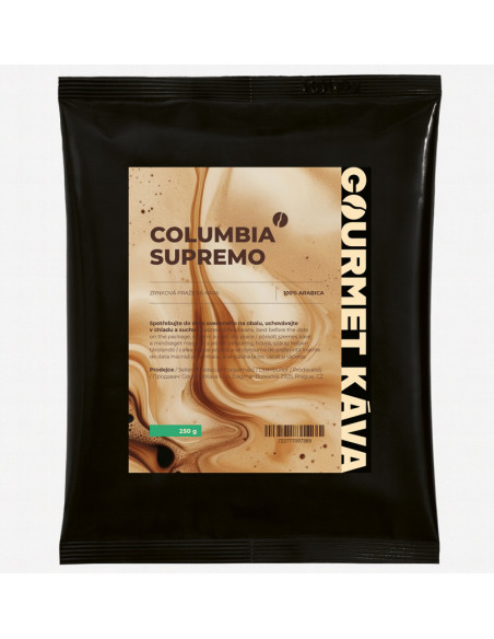 Kolumbie: Supremo, zrnková káva arabica