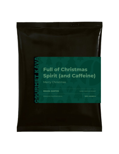 Vánoční káva Brazílie Santos, zrnková arabica 250g