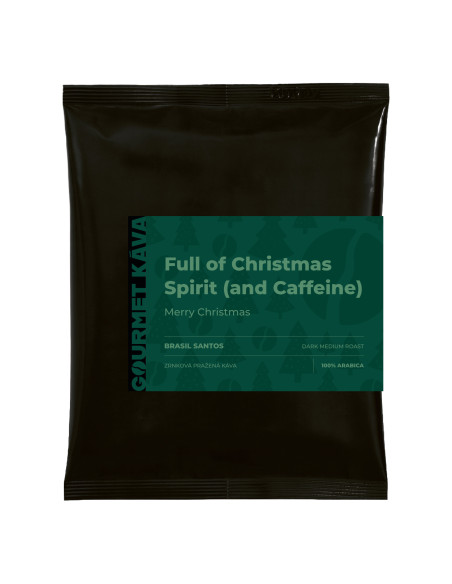 Vánoční káva Brazílie Santos, zrnková arabica 250g