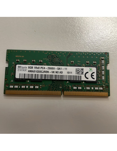 Paměť RAM SK hynix 8GB DDR4 2666MHz SO-DIMM pro notebook (repasovaná)