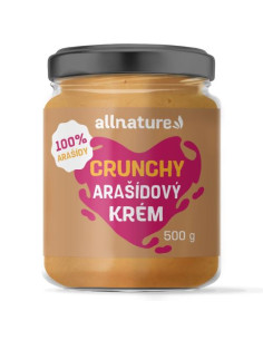 Allnature Crunchy Peanut Butter, 500 g