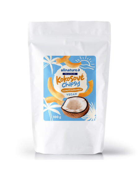 Allnature Caramel Coconut Chips 100 g