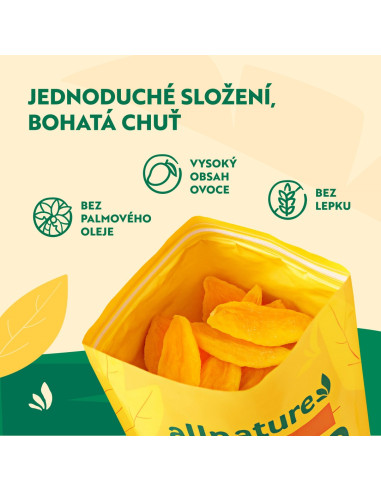 Allnature Dried Mango Slices 500 g