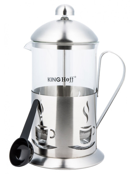 Frenchpress Kinghoff 350 ml nerezový