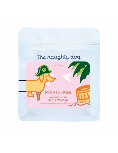 The Naughty dog PIRATE RUM barrel coffee Kenya - geisha 200g