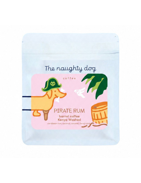 The Naughty dog PIRATE RUM barrel coffee Kenya 200g