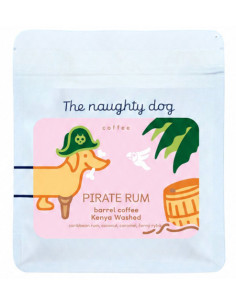 The Naughty Dog PIRATE RUM Barrel Coffee Kenya 200g