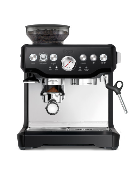 Sage The Barista Express Deep Black BES875BTR Lever Espresso Machine with Grinder
