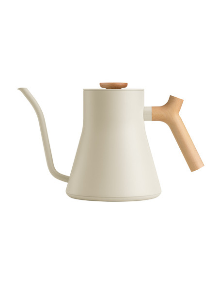 Fellow Stagg EKG PRO 900 ml Electric Kettle, Sesame with Wooden Handle