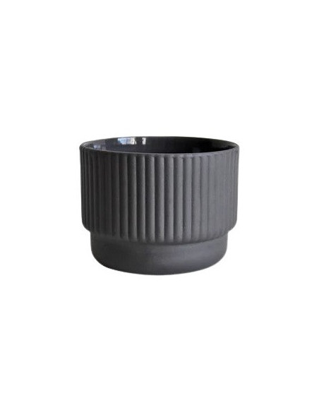 Kaffia Style Cappuccino Cup 230 ml - dark grey