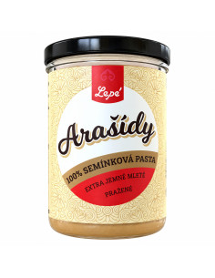 Lepé Peanut Paste / Butter 100% 400g – finely ground, gluten-free, and palm oil-free