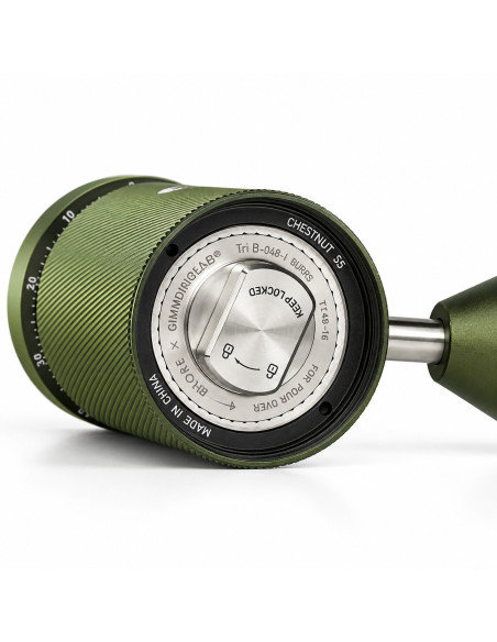Timemore S5 Pro Manual Coffee Grinder, Green