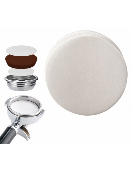Kaffia 58 mm paper filters for lever-style coffee makers
