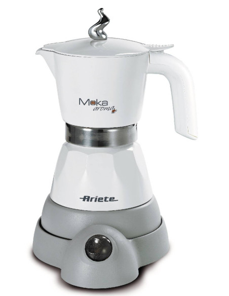 Ariete Moka Aroma 1358/10 Electric Moka Pot, White