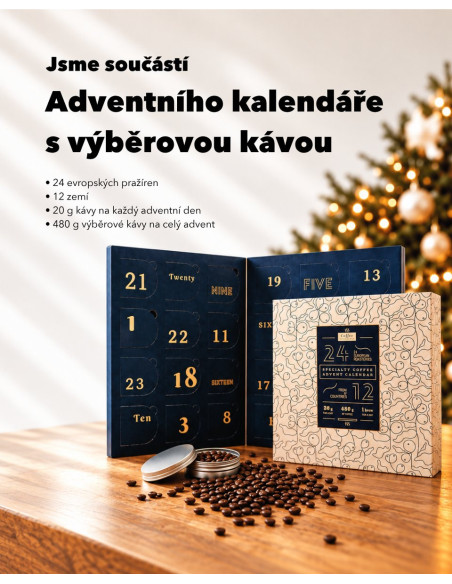 Adventní kalendář s výběrovou kávou 2026