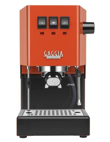 GAGGIA Classic E24 Espresso Machine, Lobster Red (Orange)