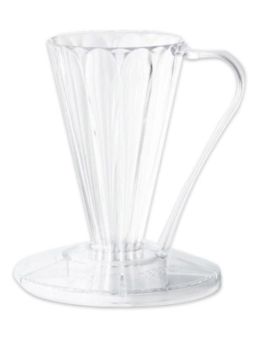 Cafec Flower Deep 27 Plastic Dripper (Clear)