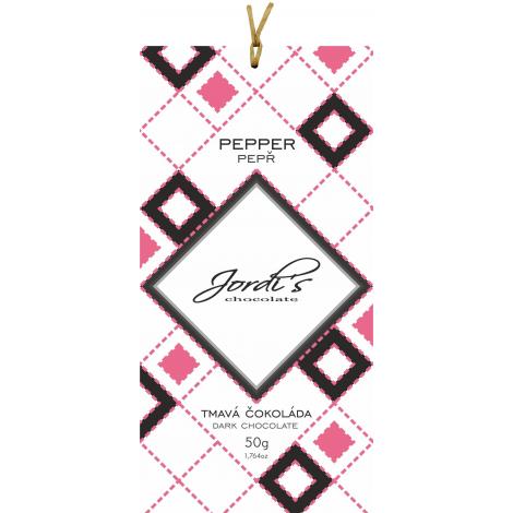 Čokoláda Jordis Spiced Pepř 50g