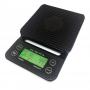  Kaffia Gourmet digital barista scale with integrated stopwatch and weighing accuracy to 0.1g.