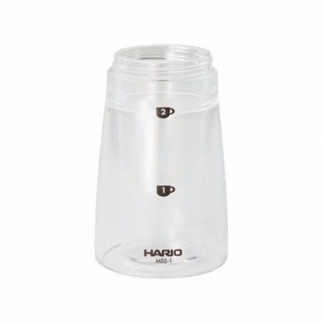 Alsó műanyag tartály a Hario Mini Mill Slim kávédarálóhoz