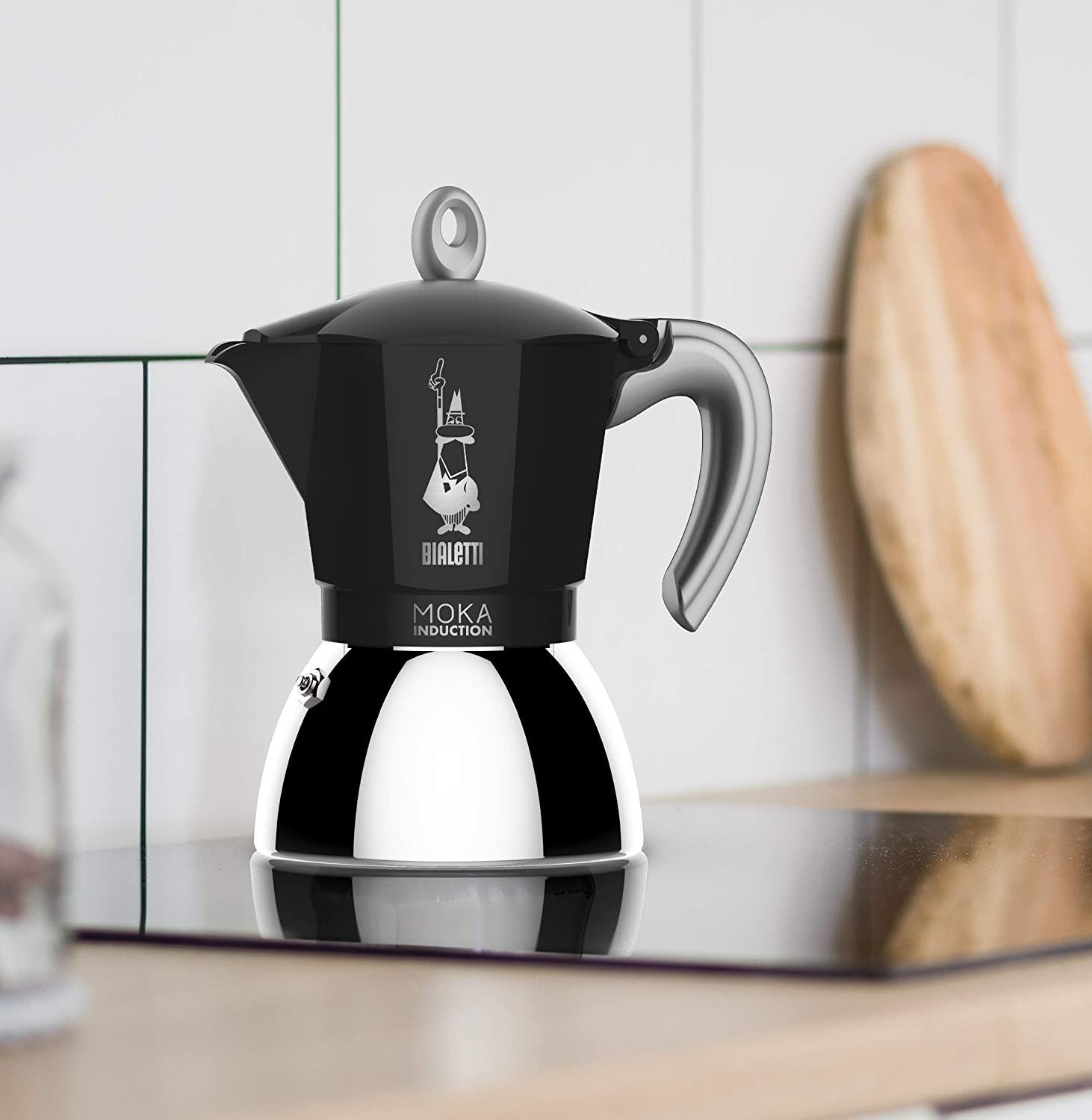Bialetti Moka Induction 2 šálky černá NEW - Obrázek 3