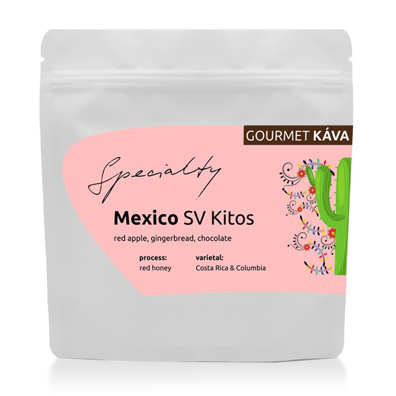 GourmetKáva Specialty - Mexico SV Kitos 250g, zrnková,GourmetKáva Specialty - Mexico SV Kitos 250g