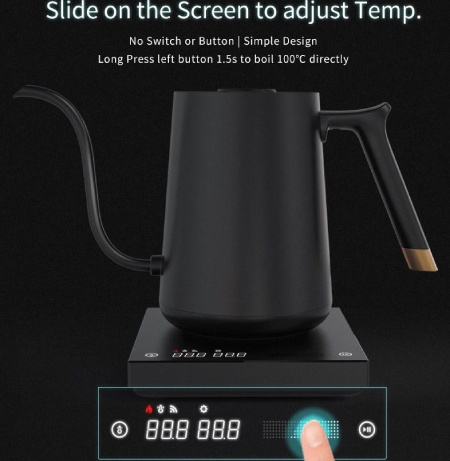 Timemore Smart Electric Kettle 0,6 l varná konvice - domácí verze (obrázek 5)