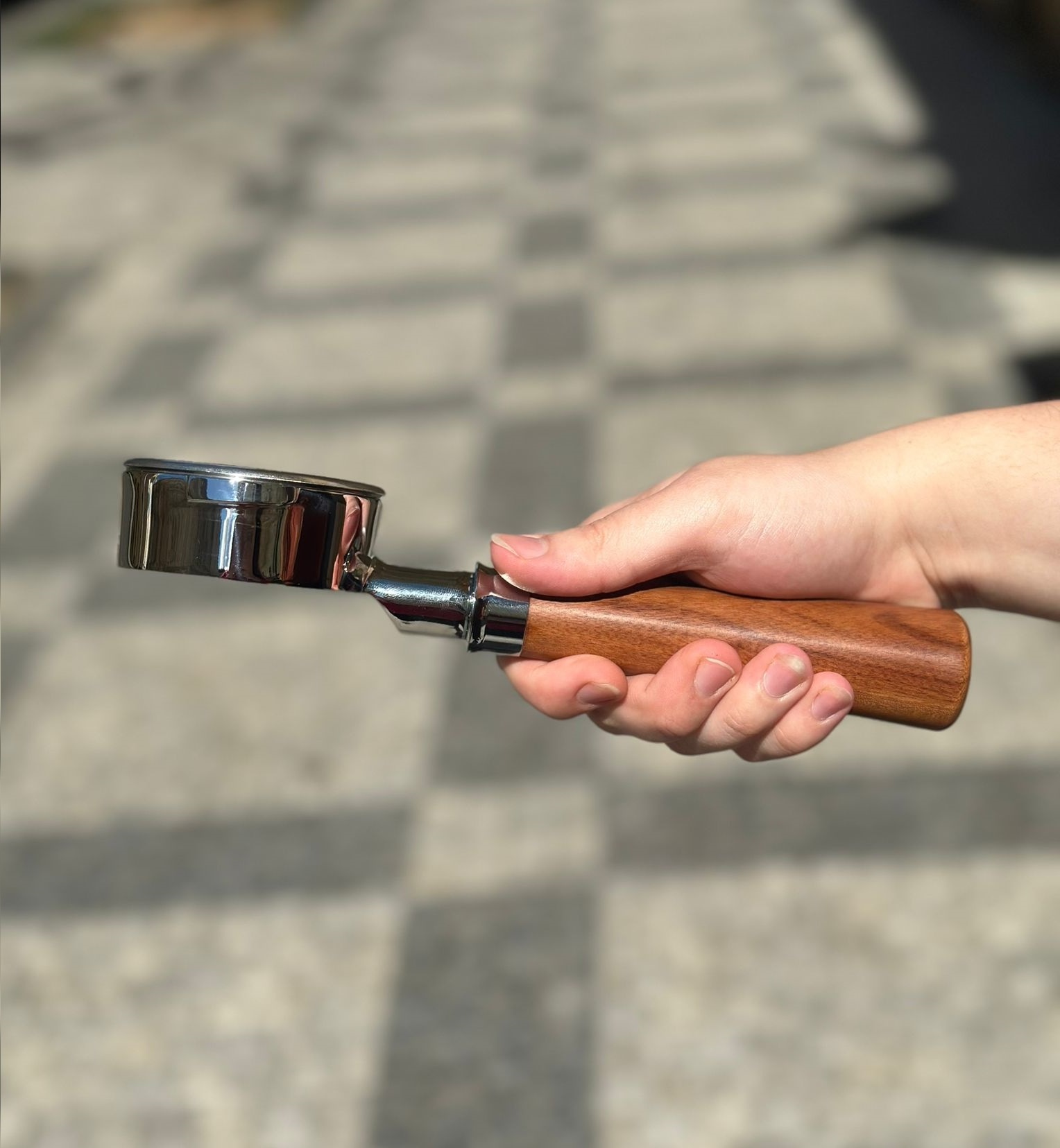 Kaffia Bottomless Portafilter 58mm / E61 (obrázek 6)