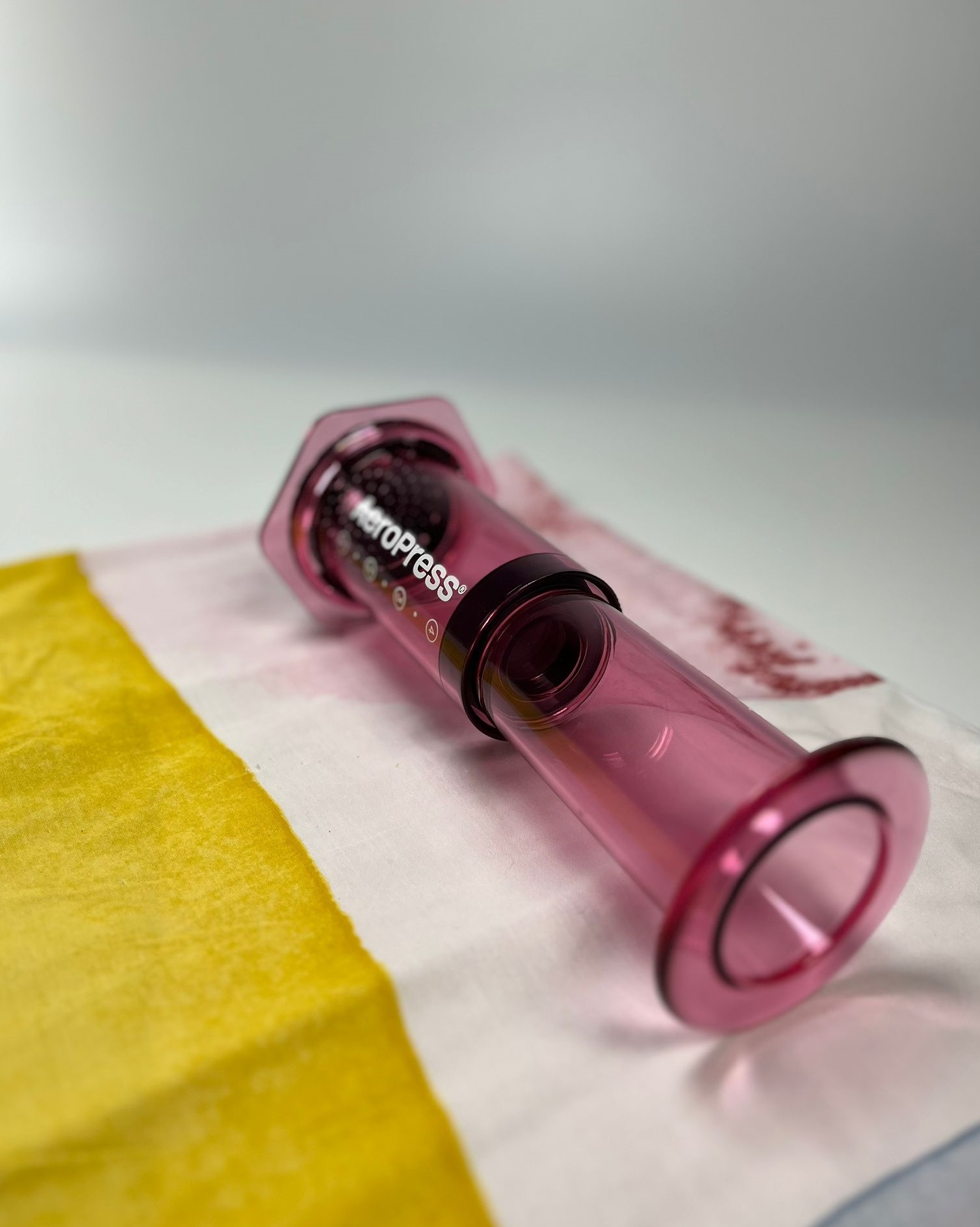 Aeropress Clear PINK (obrázek 9)