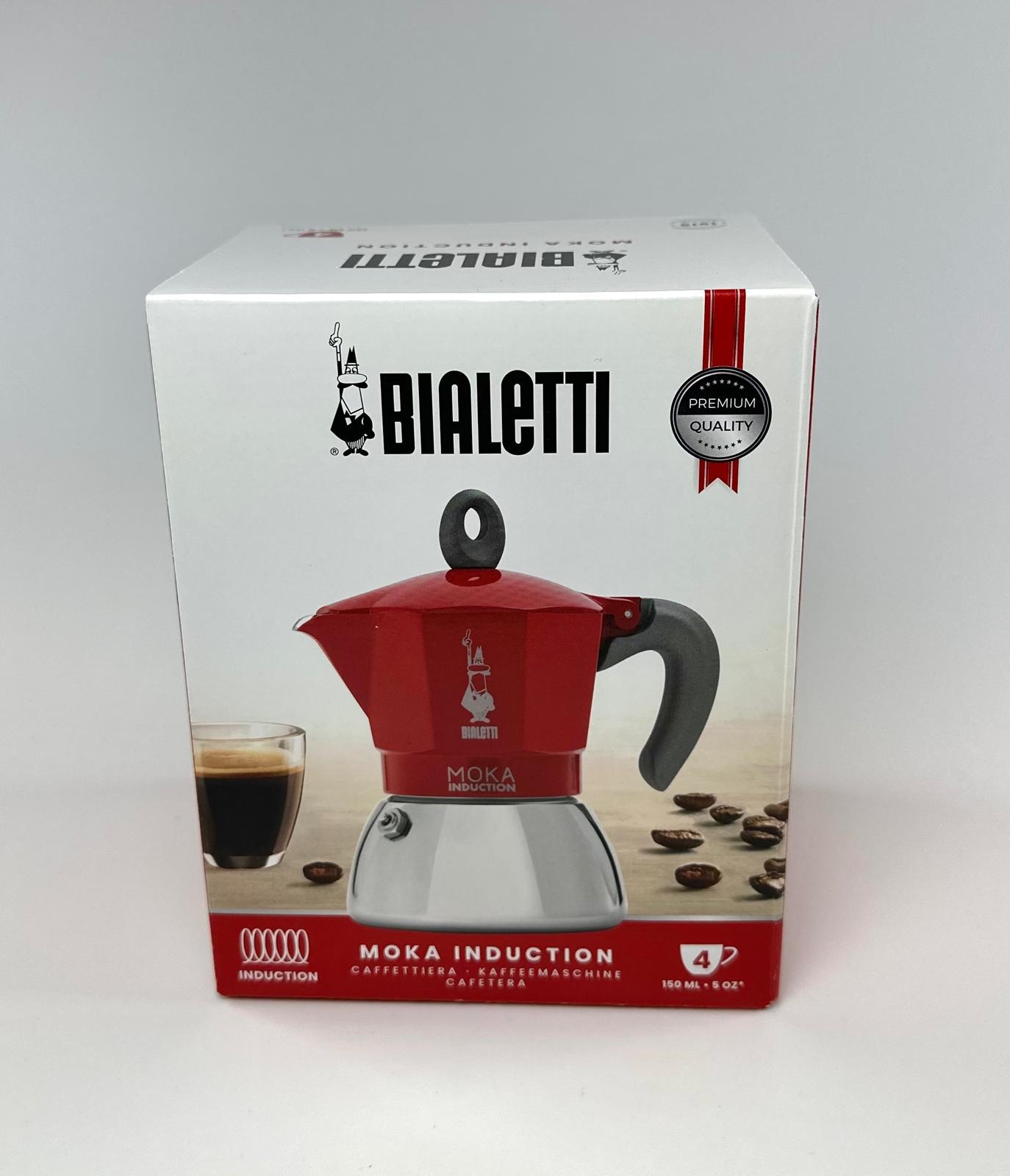Bialetti Moka Induction 4 šálky červená NEW - Obrázek 3