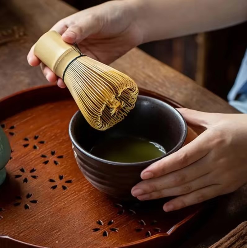 Kaffia Chasen metlička na Matchu bambusová - Obrázek 4