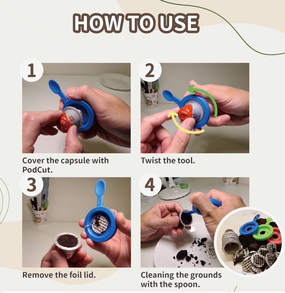 Otvírák na kapsle PodCut™ - Obrázek 7