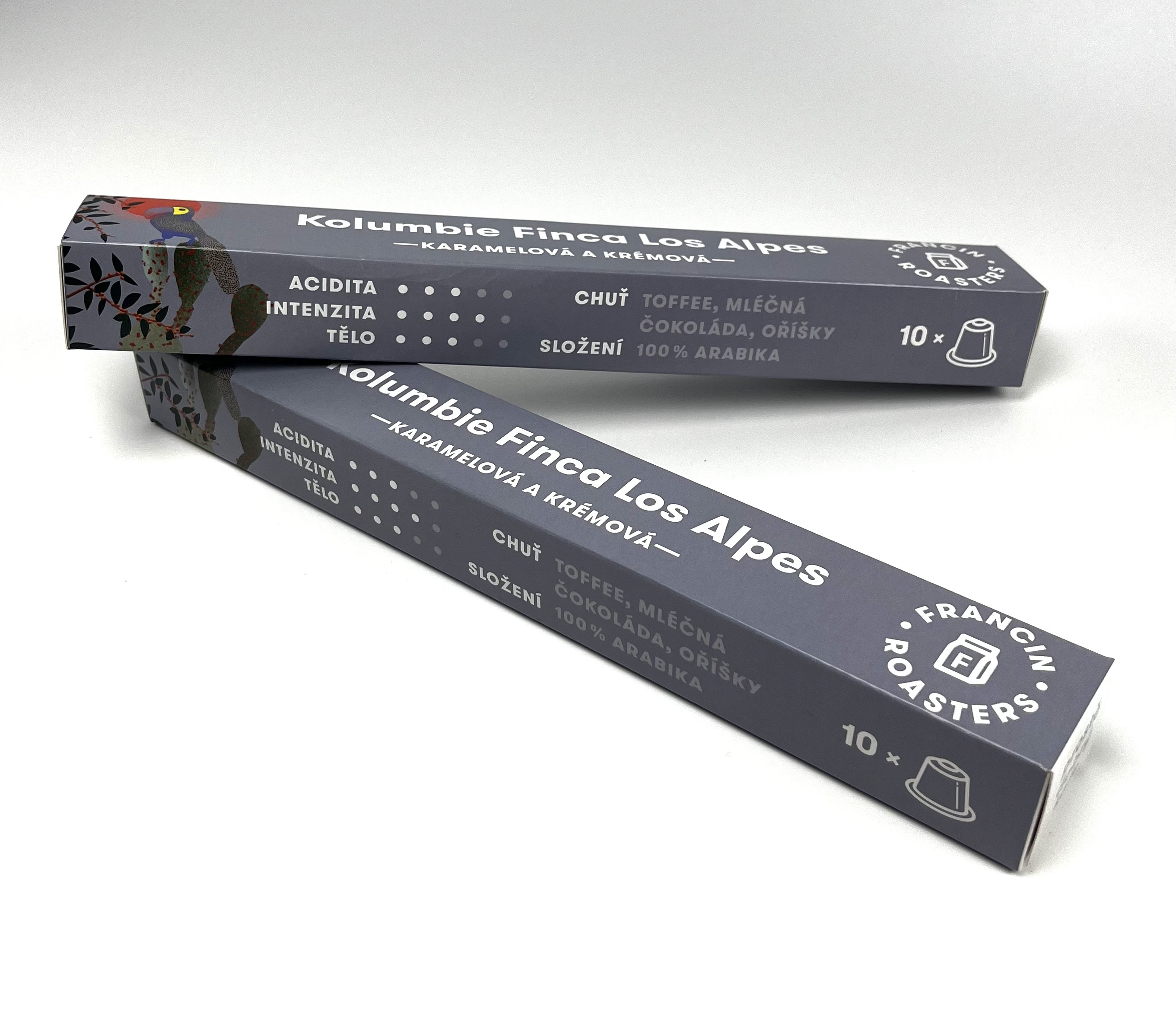 Kafe Francin ESPRESSO KAPSLE KOLUMBIE Finca Los Alpes