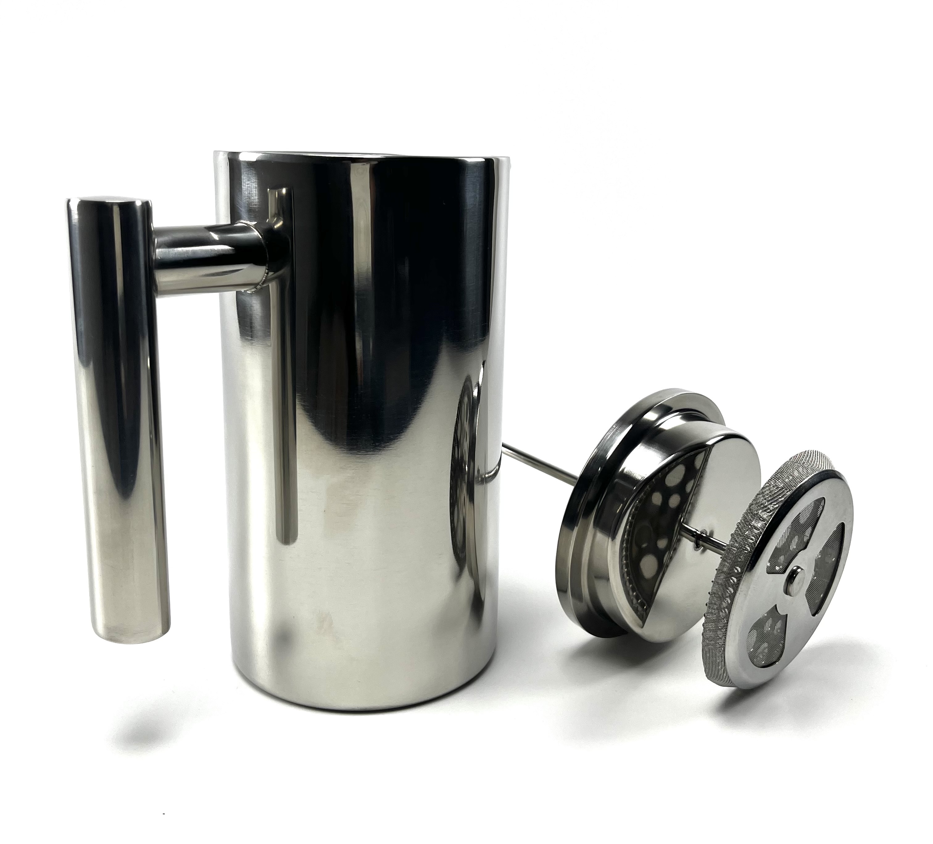 Nerezový frenchpress 600ml Kaffia - Silver - Obrázek 3