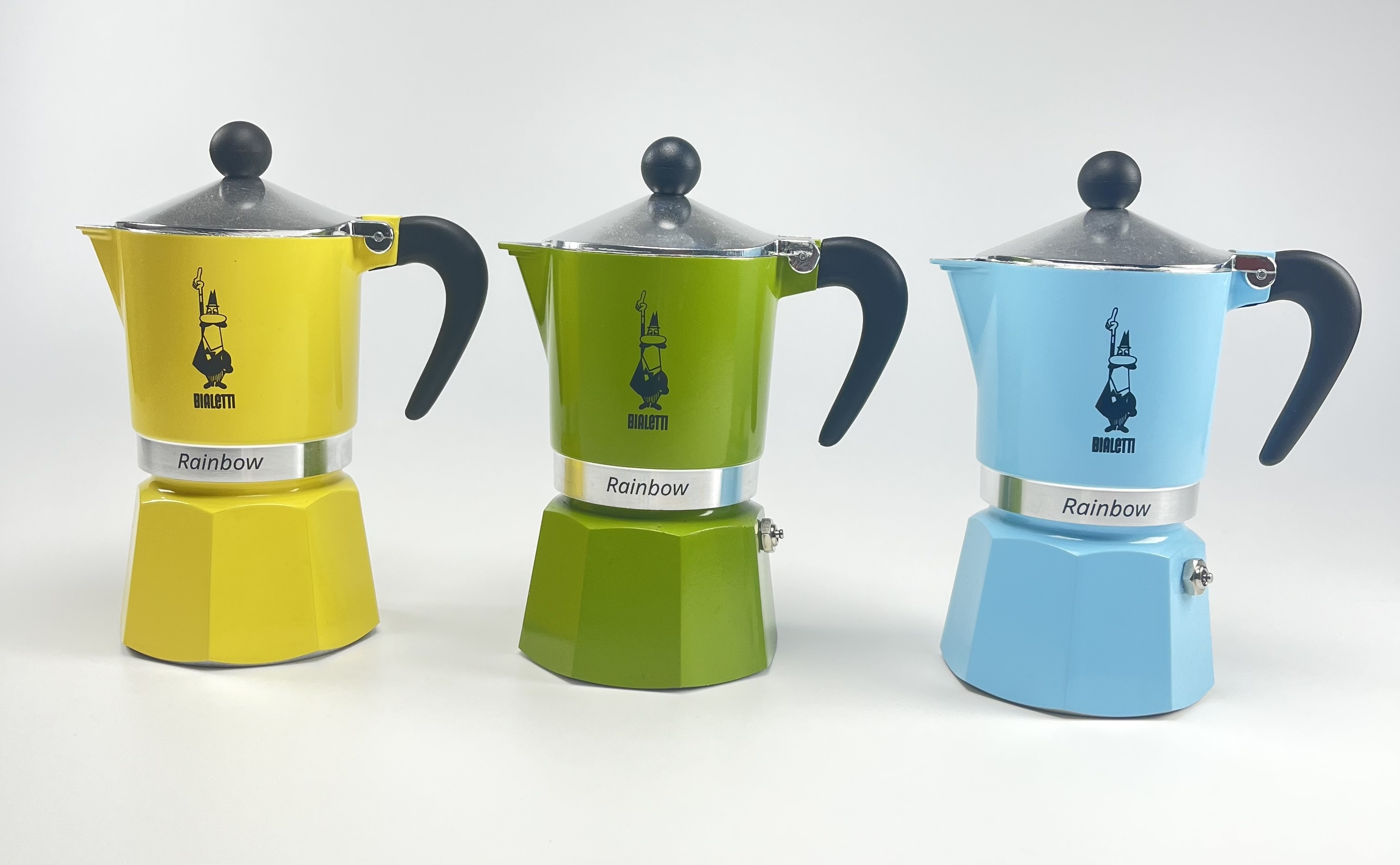 Bialetti Rainbow 3 žlutá moka konvice - Obrázek 3