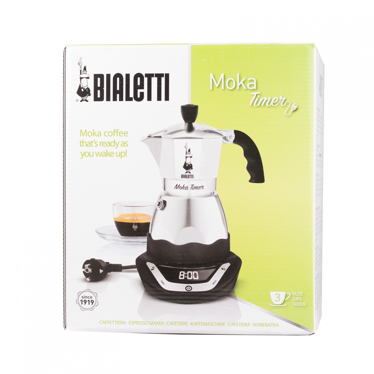 Bialetti Moka Timer 3 elektrická moka konvice - Obrázek 4