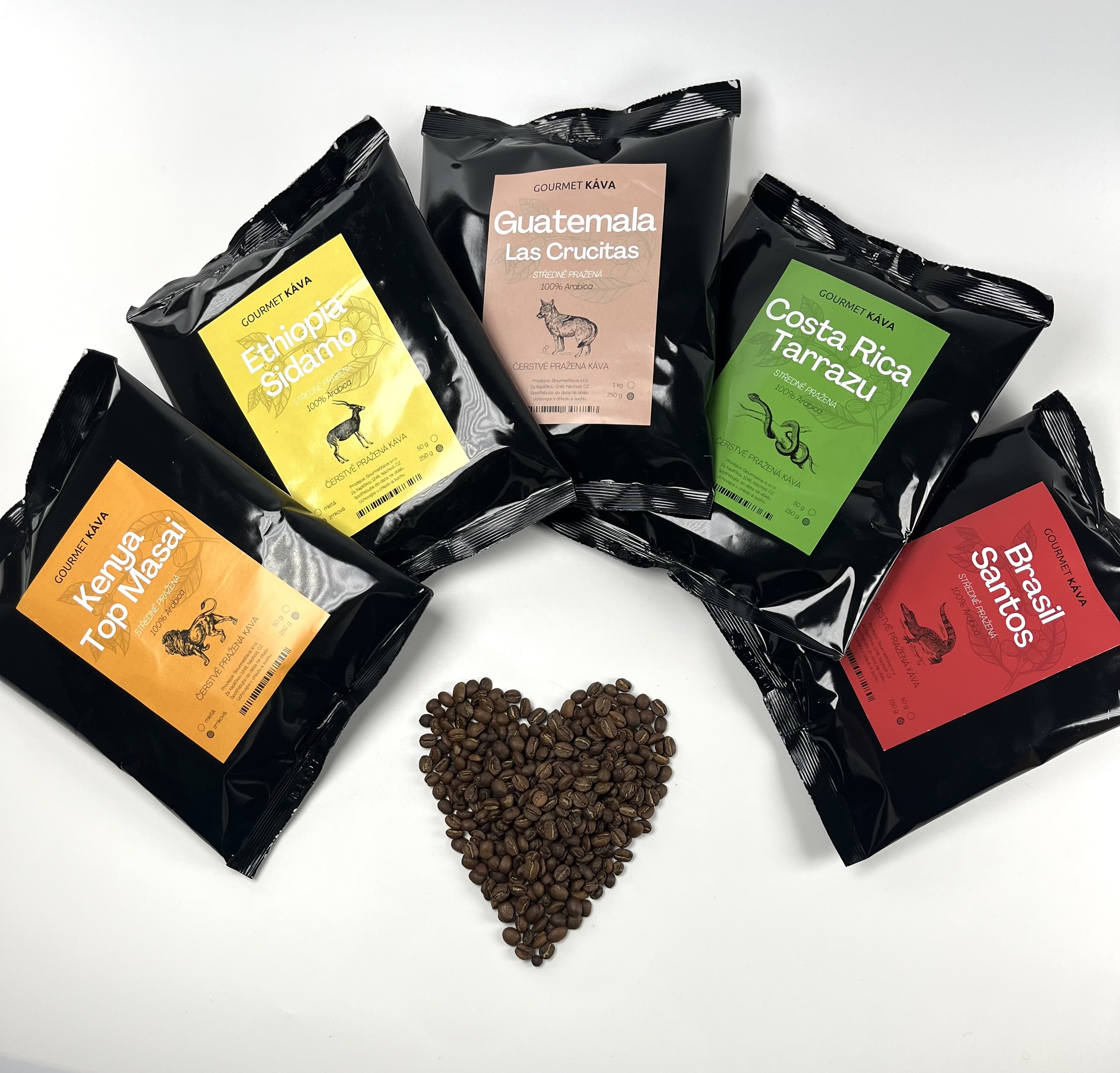 Kostarika Tarrazu, STŘEDNĚ PRAŽENÁ, zrnková káva arabica - Obrázek 3