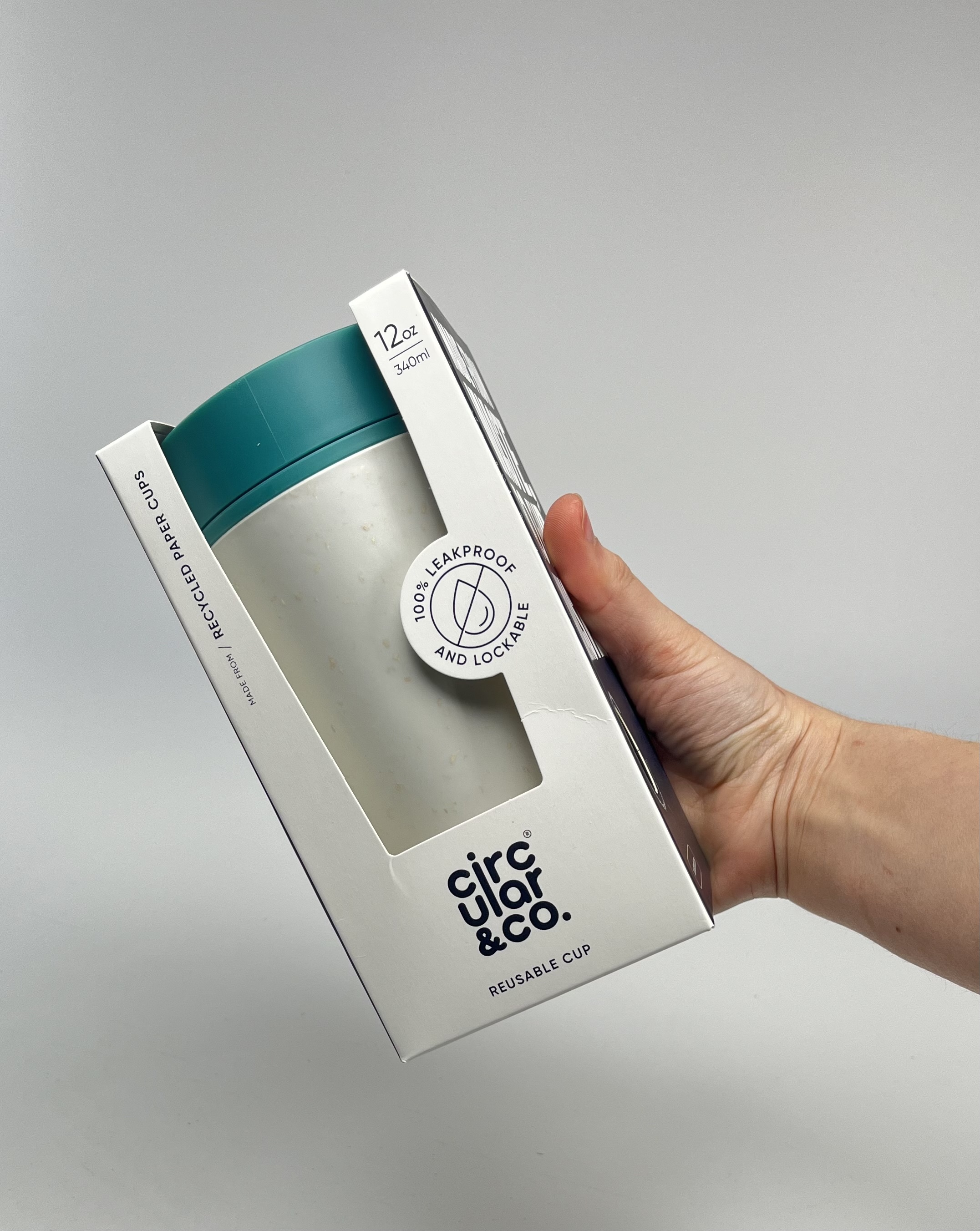 Kelímek Circular Cup (rcup) Chalk and Aquamarine 340 ml - Obrázek 4