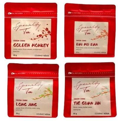 Degustační set 3+1 sypaných čajů Specialty tea