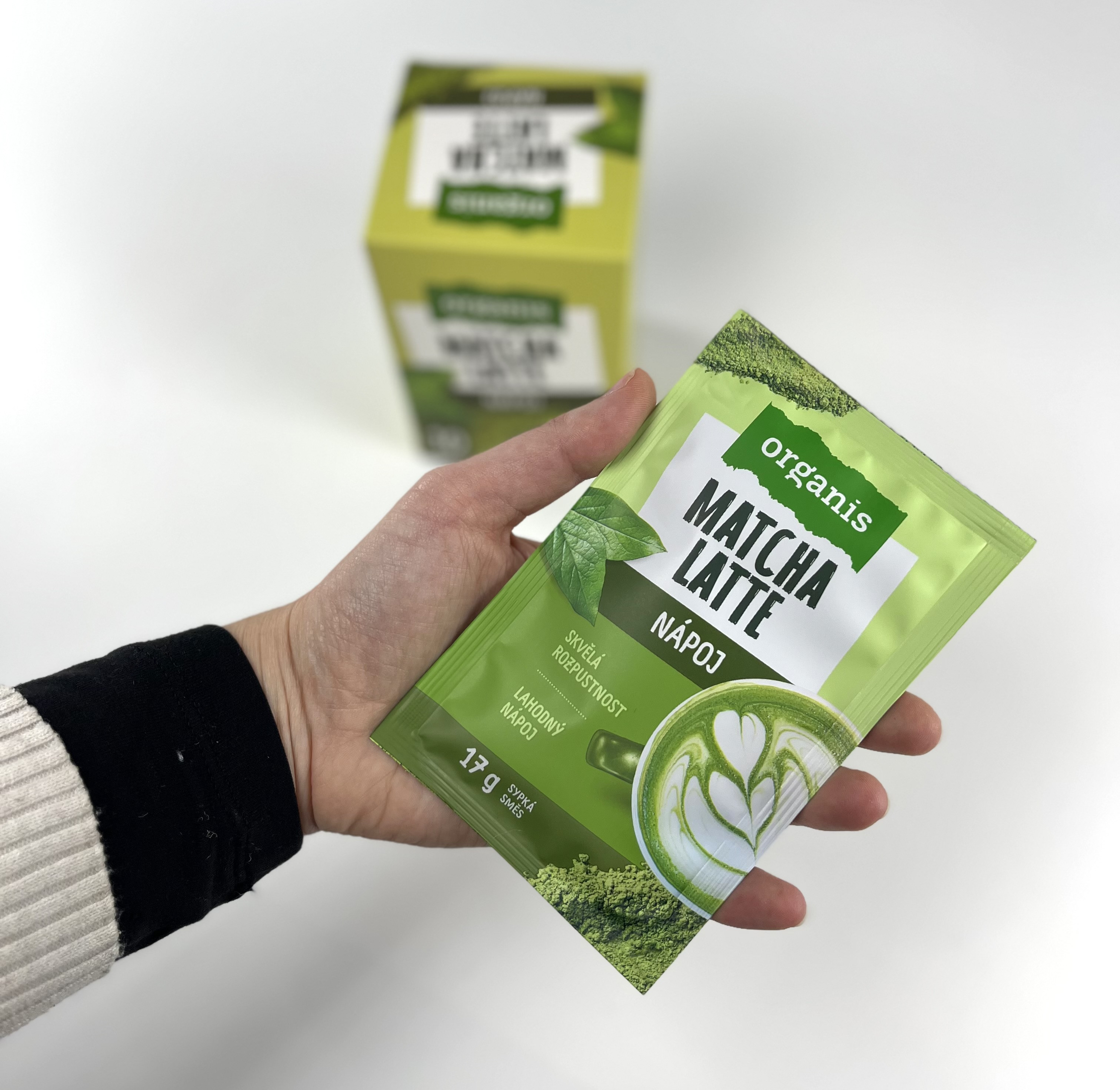 Allnature Organis Matcha Latte 10 x 17 g - Obrázek 3