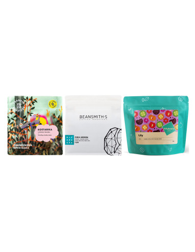 Mix of three specialty roasters