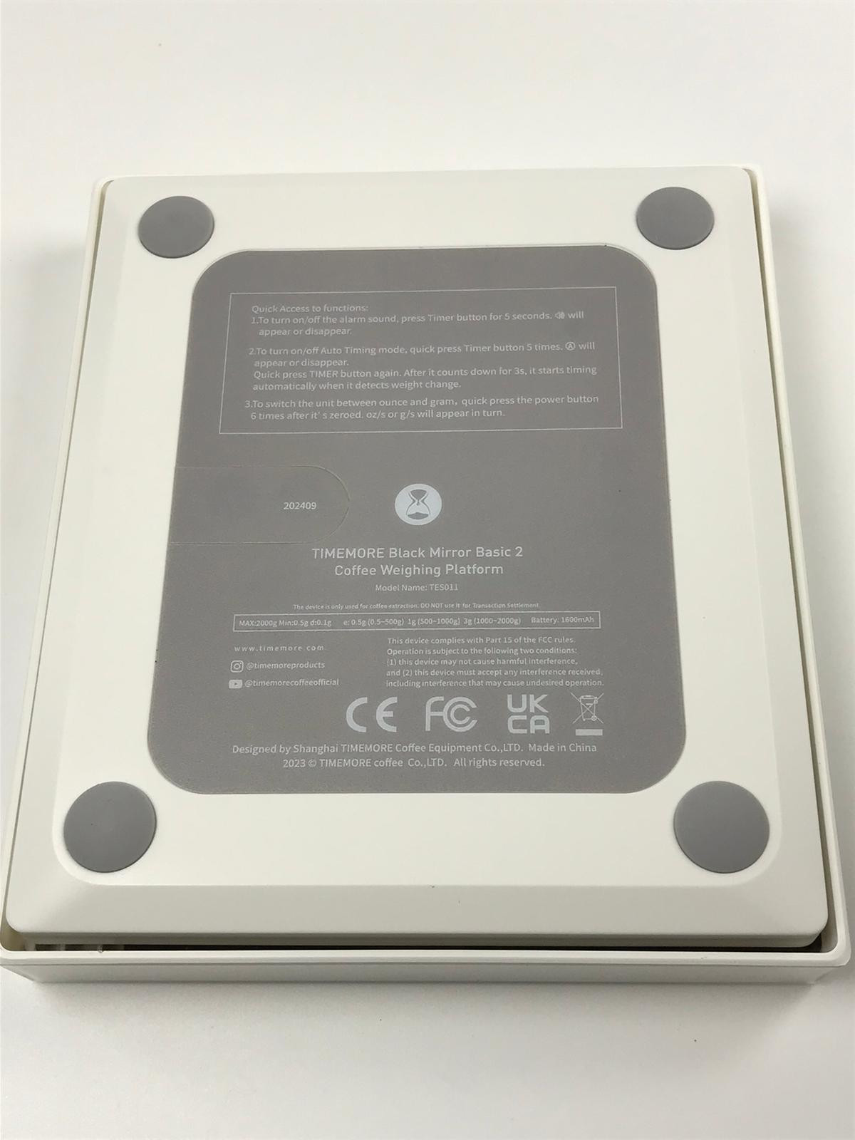 BAZAAR - Váha Timemore White Mirror Basic 2 - Obrázek 5