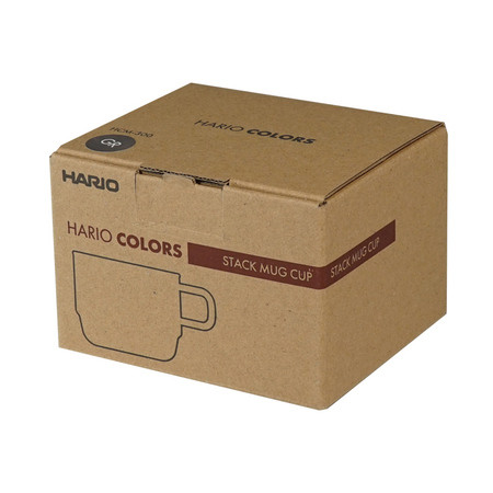 Hario Colors Stack Mug Cup sklenička 300 ml - Šedá - Obrázek 3