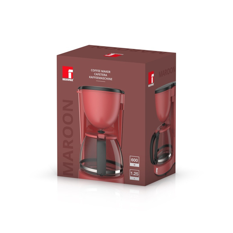 Kávovar překapávač elektrický MAROON KAŠTANOVÁ BG