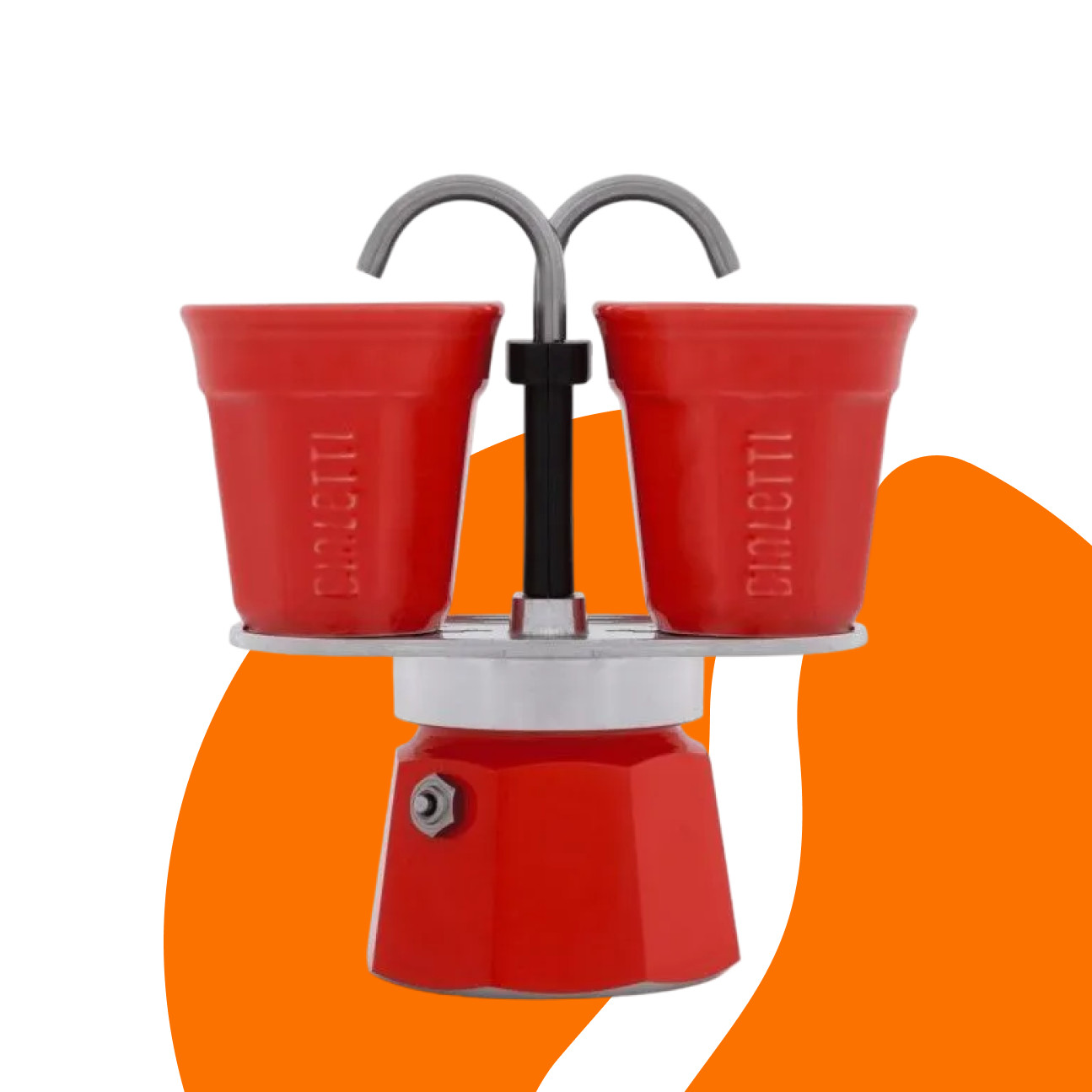 Dárková sada Bialetti Mini Express 2 šálky červená (obrázek 3)