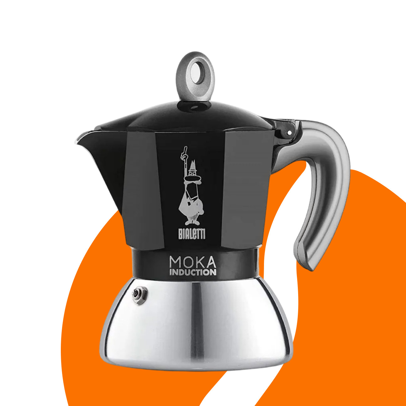 Bialetti Moka Induction 4 šálky černá NEW (obrázek 3)