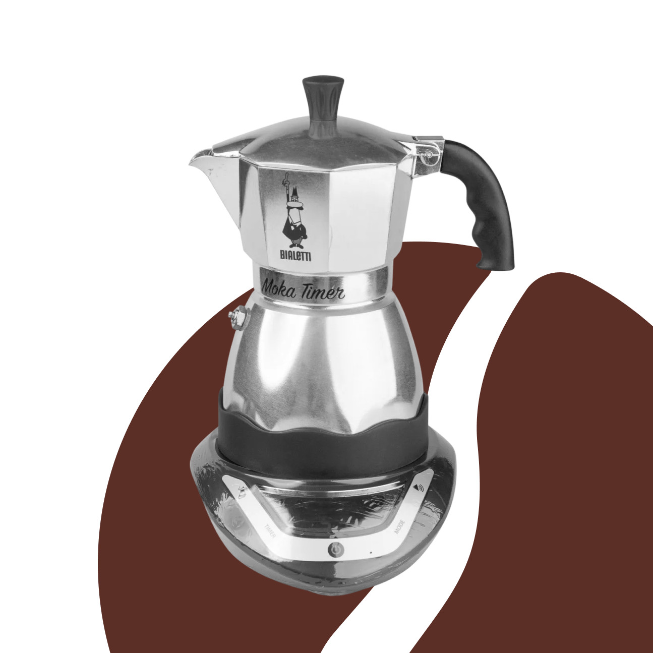 Bialetti Moka Timer 3 elektrická moka konvice