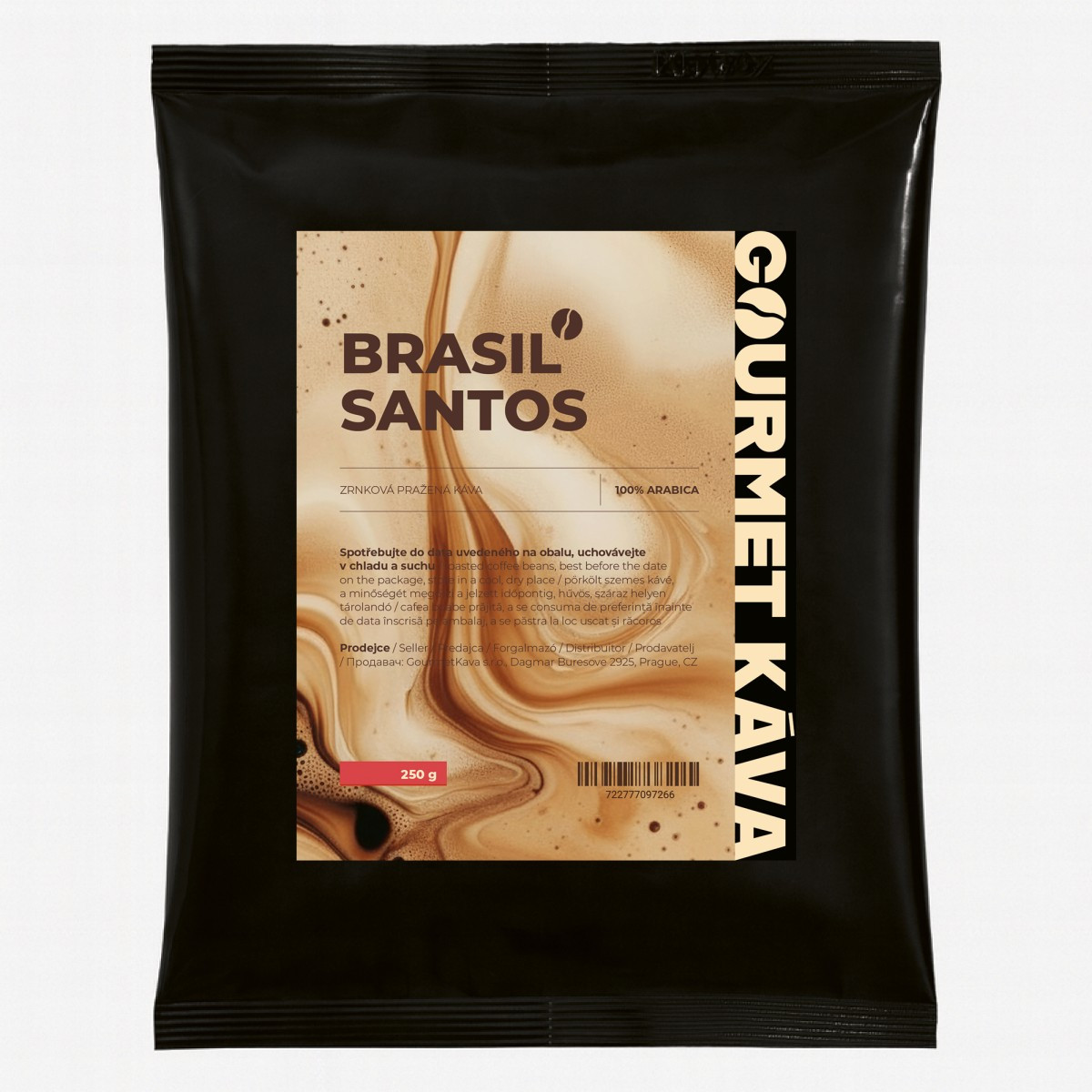 Brazílie Santos, zrnková káva arabica
