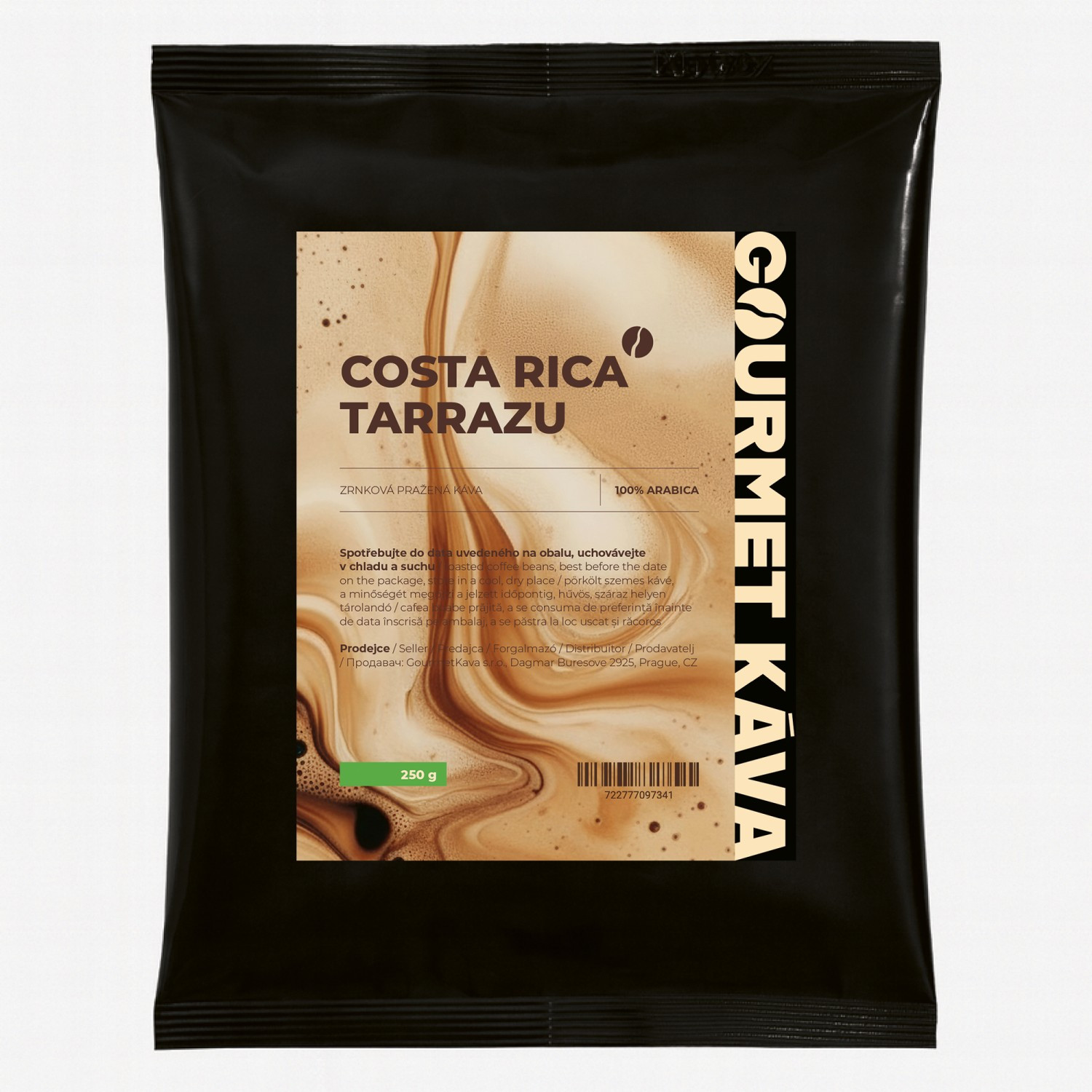 Kostarika Tarrazu, zrnková káva arabica